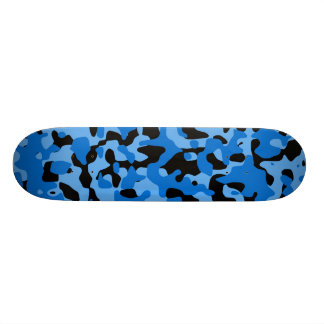 Blue Camo Skateboard