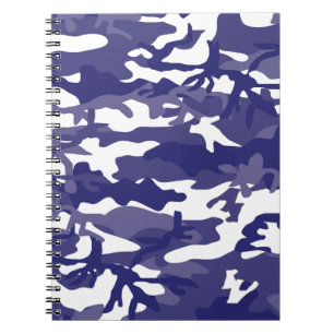 Blue Camouflage Notebook