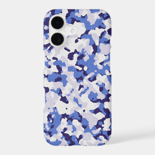Blue camouflage pattern