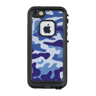 Blue camouflage pattern LifeProof FRÄ’ iPhone SE/5/5s case
