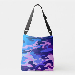 Blue  Camouflage Pattern Tote
