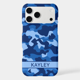 Blue Camouflage Personalized