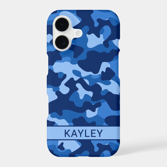 Blue Camouflage Personalized (Verso)