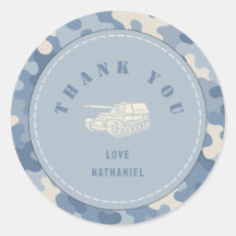 Blue Camouflage Soldier Army birthday