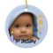 Blue Candle 1st Birthday Keepsake Ornament