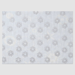 Blue Candle Christmas Tissue Paper