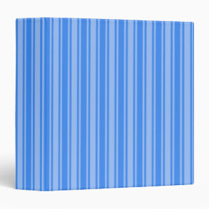 Blue candy stripes binder