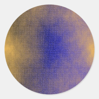 Blue Canvas Classic Round Sticker