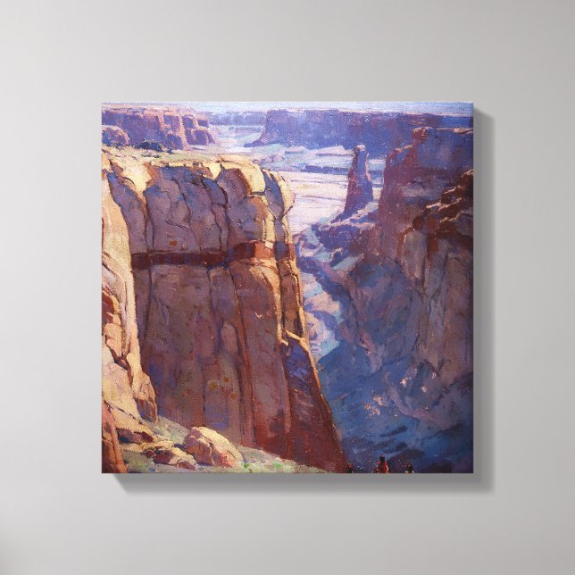 “Blue Canyon” by Edgar Payne Canvas Print (Front)