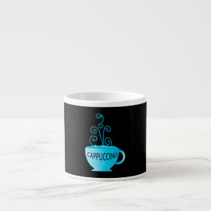Blue Cappuccino Delight Espresso Cup