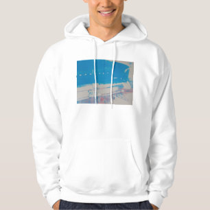 Blue car hoodie