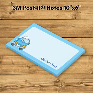 Blue Car with Bubbles Post-it Notes