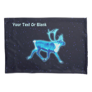 Blue Caribou Pillowcase