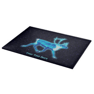 Blue Caribou (Reindeer) Cutting Board