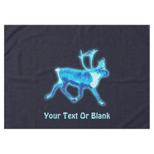 Blue Caribou (Reindeer) Tablecloth