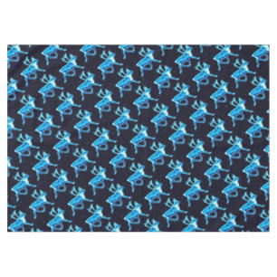 Blue Caribou (Reindeer) Tablecloth
