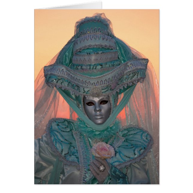 Blue Carnival Costume, Venice (Front)