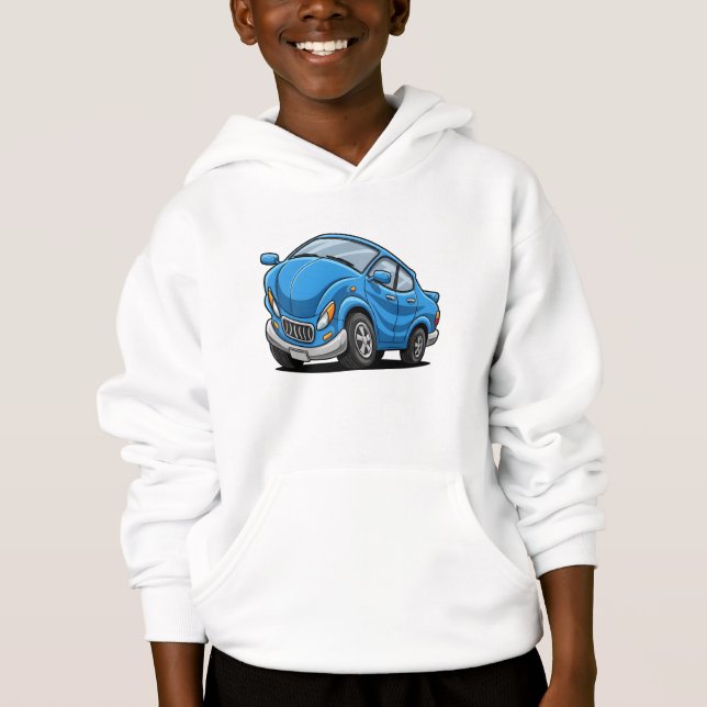 Blue Cartoon Car (Front)
