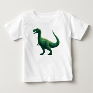 Blue Cartoon Dinosaur – Cute Dino Shirt for Kids