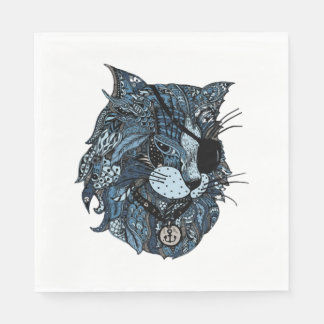 blue cat (3) napkin