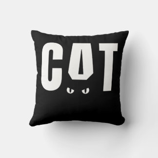 Blue Cat Art Square Pillow - Cozy