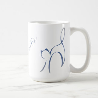 Blue Cat Mug