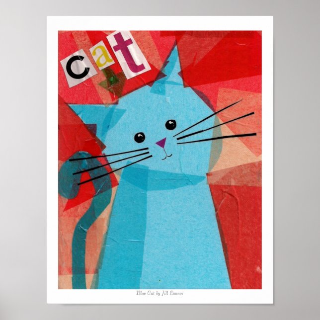 Blue Cat Poster (Front)