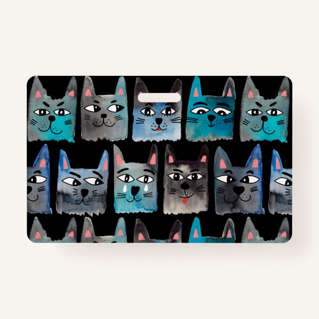 Blue cats badge (Front)