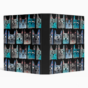 Blue cats binder