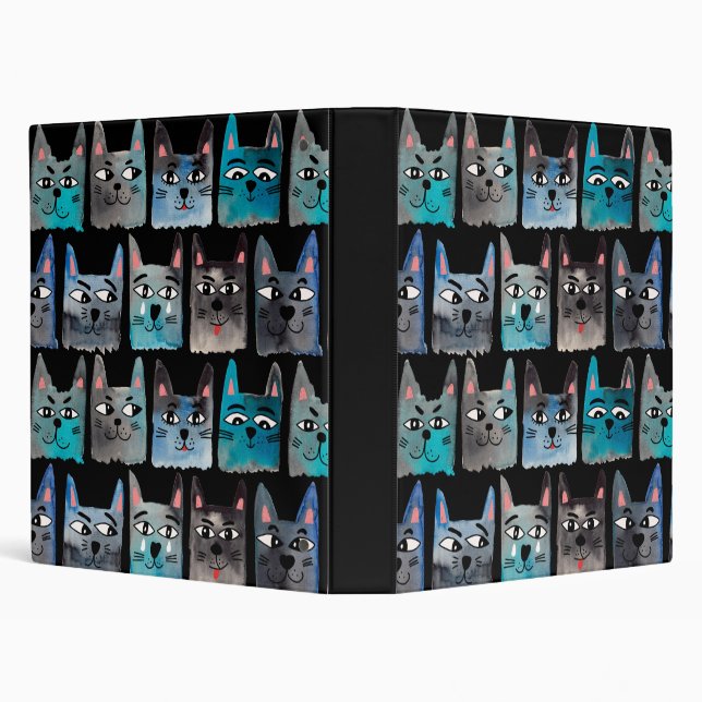 Blue cats binder (Background)