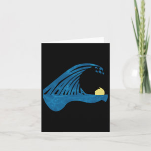 Blue Cats Wave For Kamala Funny Trump Blue Wave Of Card