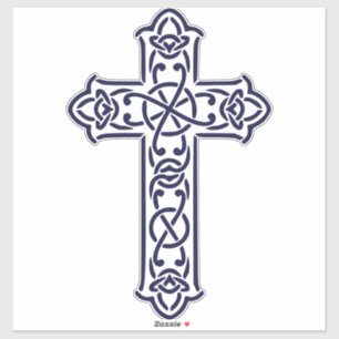 Blue Celtic High cross