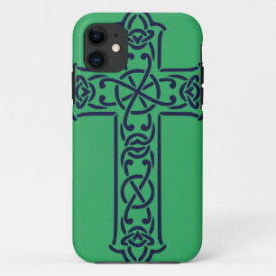 Blue Celtic High cross iPhone 11 Case