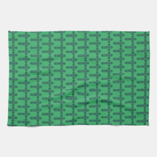 Blue Celtic High cross Kitchen Towel