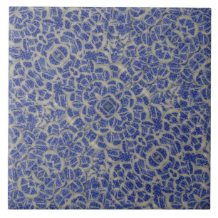 Blue Ceramic Pattern Tile