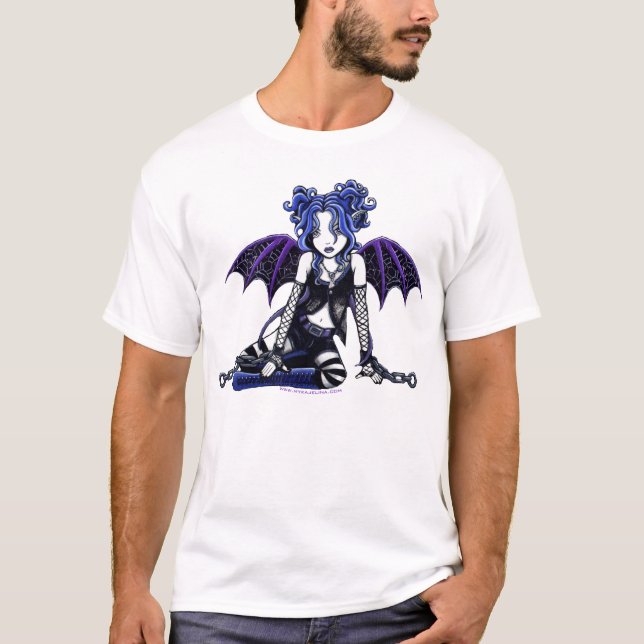 Blue Chained Gothic Faery Top (Front)