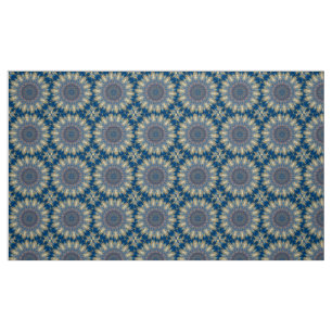 Blue Chakra Kaleidoscope Thunder_Cove  Fabric