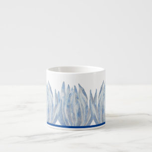 Blue Chalk Sticks on an Espresso Mug