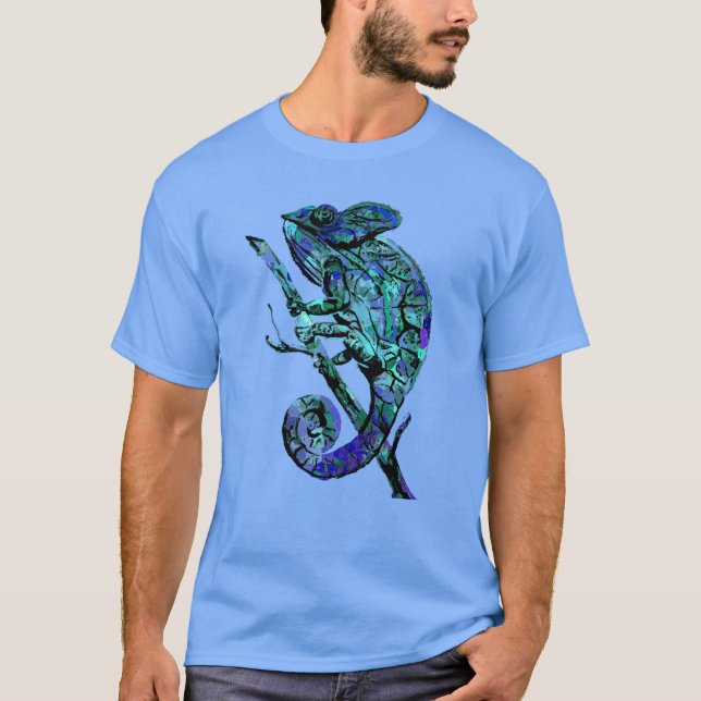 Blue Chameleon T-Shirt (Front)