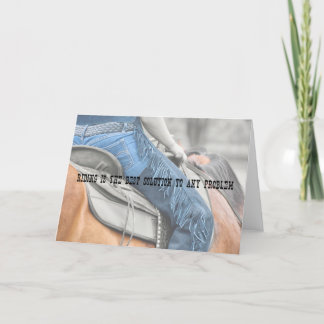 BLUE CHAPS Greeting Card