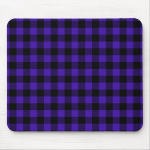 Blue Check Mouse Pad