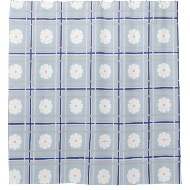 Blue Checkered Daisy pattern (Front)