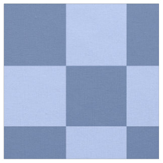 Blue Checkered Pattern Fabric