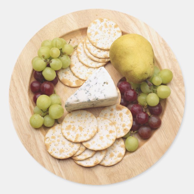 Blue Cheese Platter Classic Round Sticker (Front)