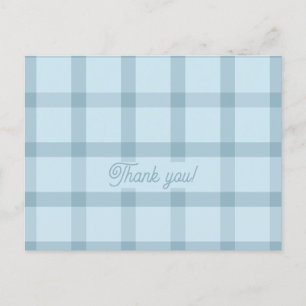 Blue Chequered Card