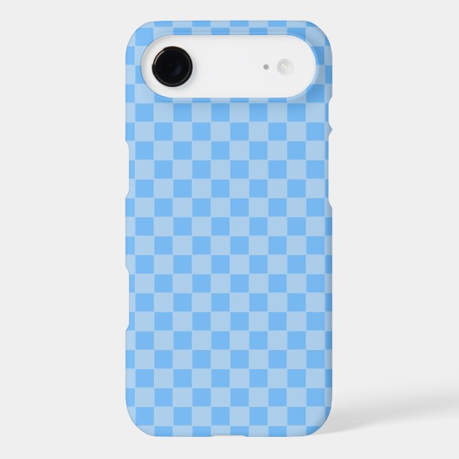  Blue chequered pattern  (Back)