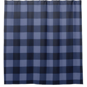 Blue Chequered Squares Plaid