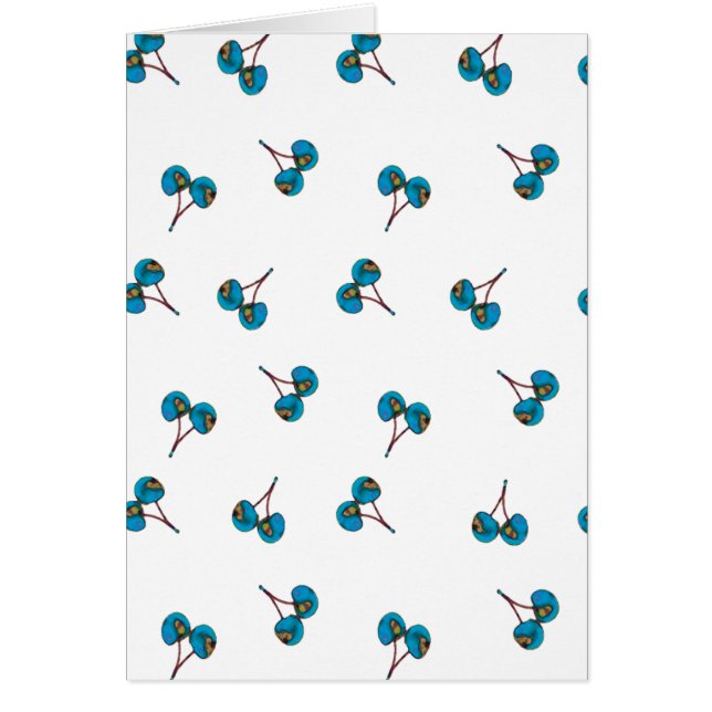 Blue Cherry Pattern (Front)