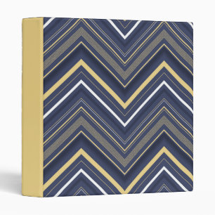 Blue Chervon Binder