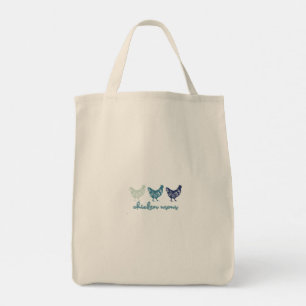 Blue Chicken Mom Mothers Day Tote